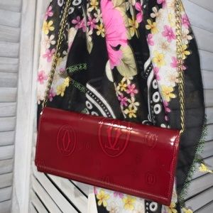 Cartier Paris Wallet Beautiful Burgundy Color Birthday design